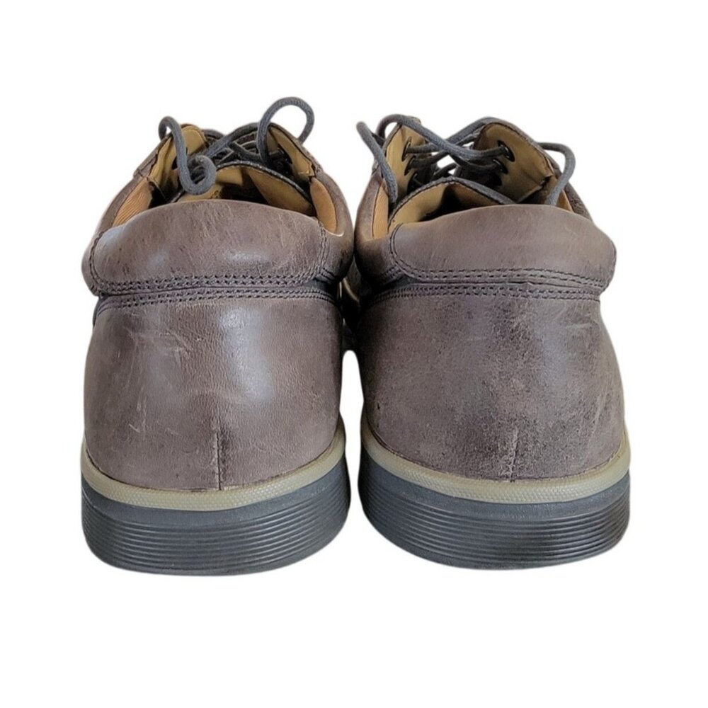 Cole Haan Vartan Sport Mens 10.5M Brown Leather & Canvas Casual Sneakers Durable - Picture 4 of 7